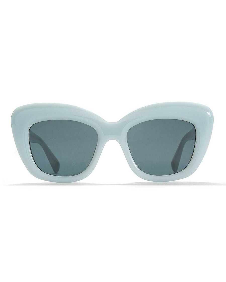 Brillen | Brain Dead Chibi Sunglasses - Light Blue Silver Flake Finish