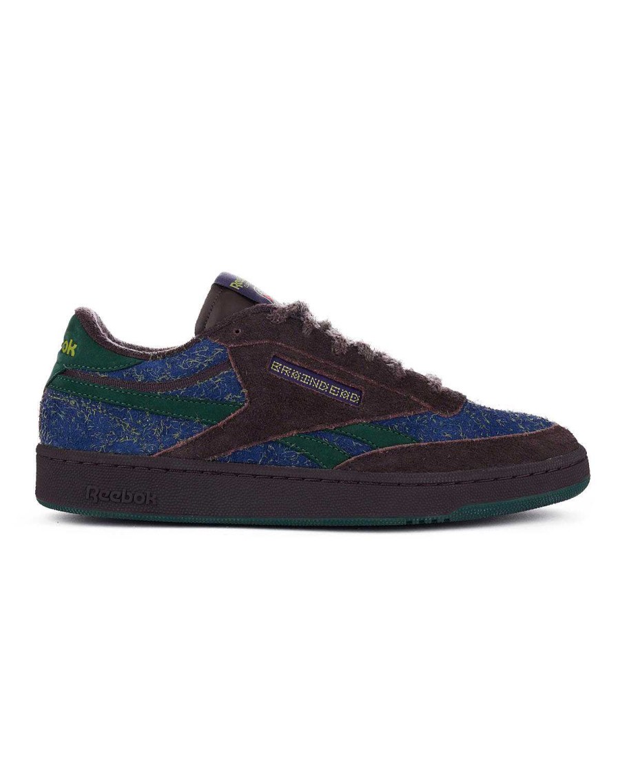 Schoenen | Brain Dead Reebok Club C Revenge - Purple Abyss/Dark Forest/Batik Blue