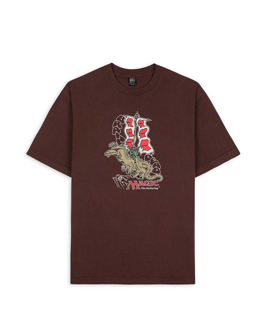 T-Shirt | Brain Dead Brain Dead X Magic: The Gathering Goblin Rider T-Shirt Brown