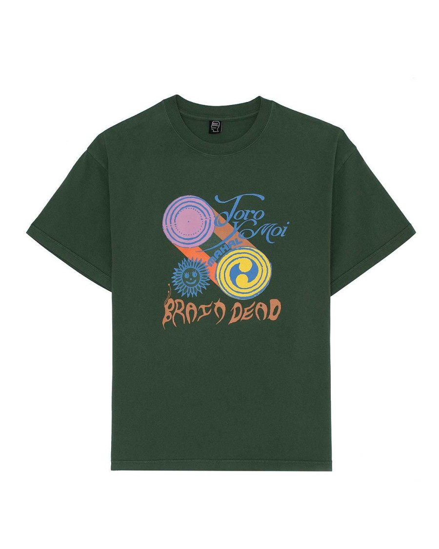 T-Shirt | Brain Dead Brain Dead X Toro Y Moi Mahal T-Shirt Forest Green