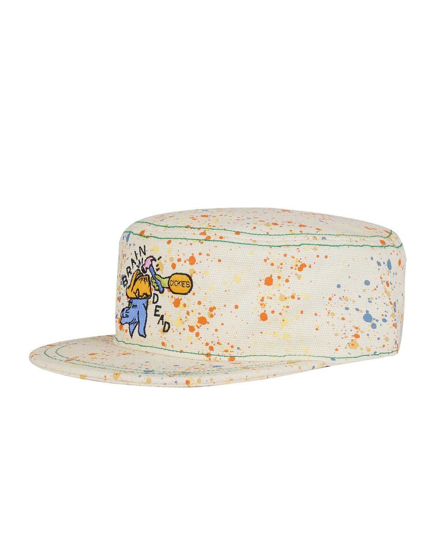 Hoed | Brain Dead Dickies Embroidered Painters Cap White Splatter