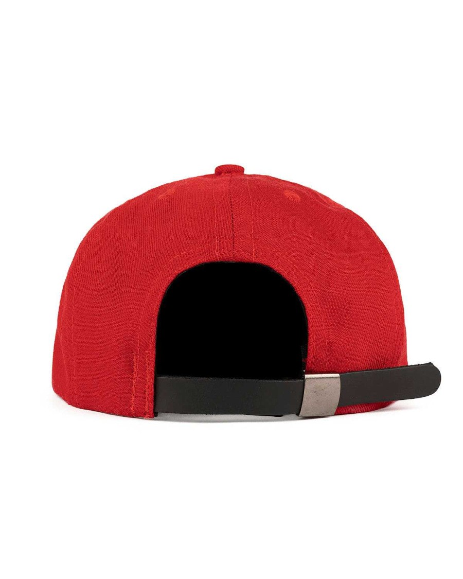 Hoed | Brain Dead Wool Logohead Hat Red