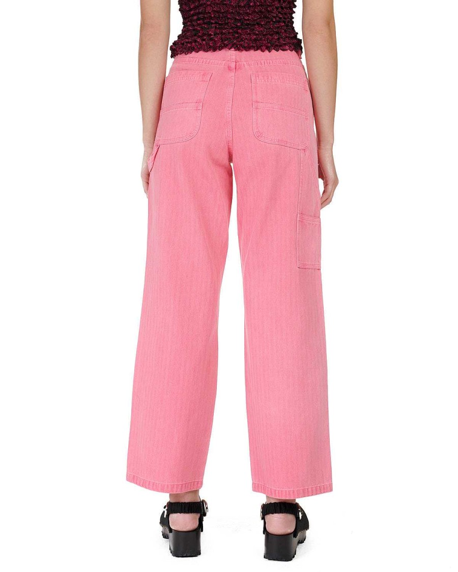 Hijgen | Brain Dead Herringbone Utility Pant Pink