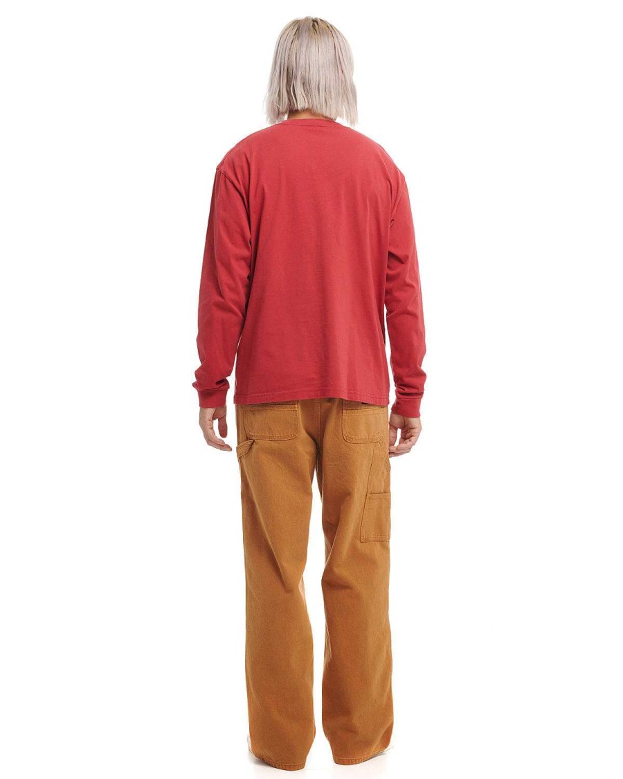 Lange Mouw | Brain Dead Telescopic Long Sleeve Red