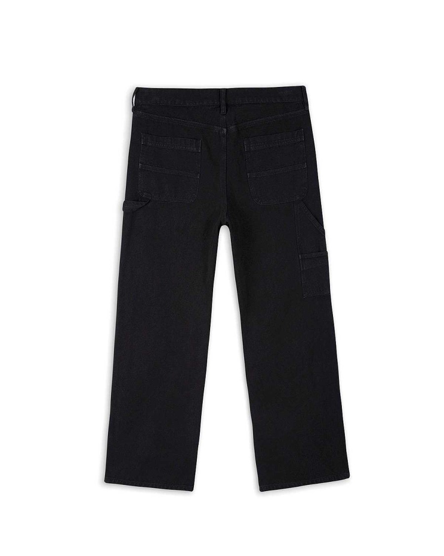 Hijgen | Brain Dead Double Knee Utility Pant Washed Black