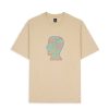 T-Shirt | Brain Dead Split Planes T-Shirt Tan