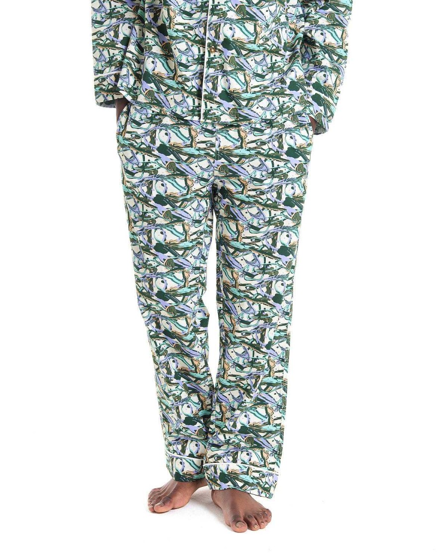 Hijgen | Brain Dead Strokes Pajama Bottom Multi