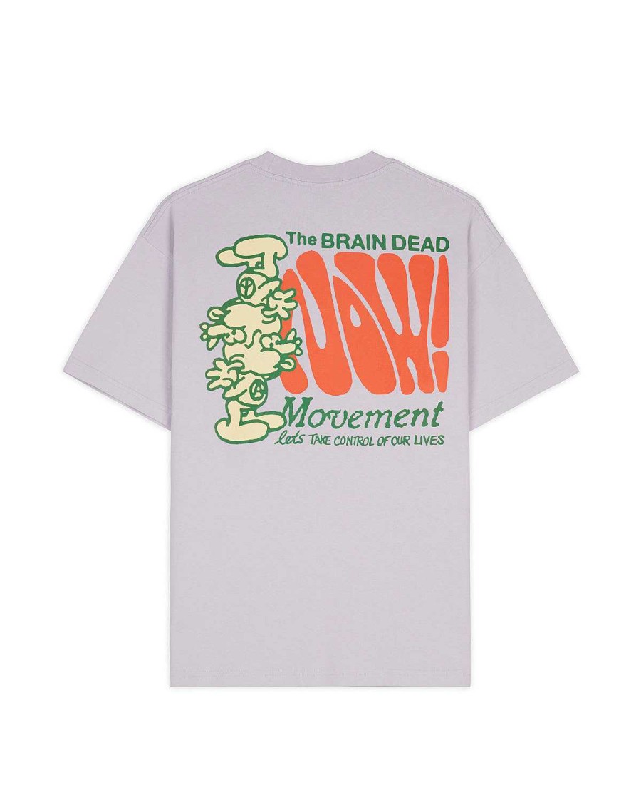 T-Shirt | Brain Dead The Now Movement T-Shirt Lilac