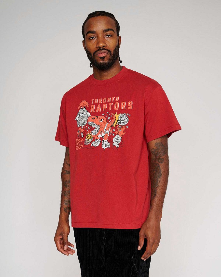 T-Shirt | Brain Dead Brain Dead X Nba Toronto Raptors T-Shirt Red