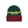 Hoed | Brain Dead Running Logo Head Wool Beanie Forest Green