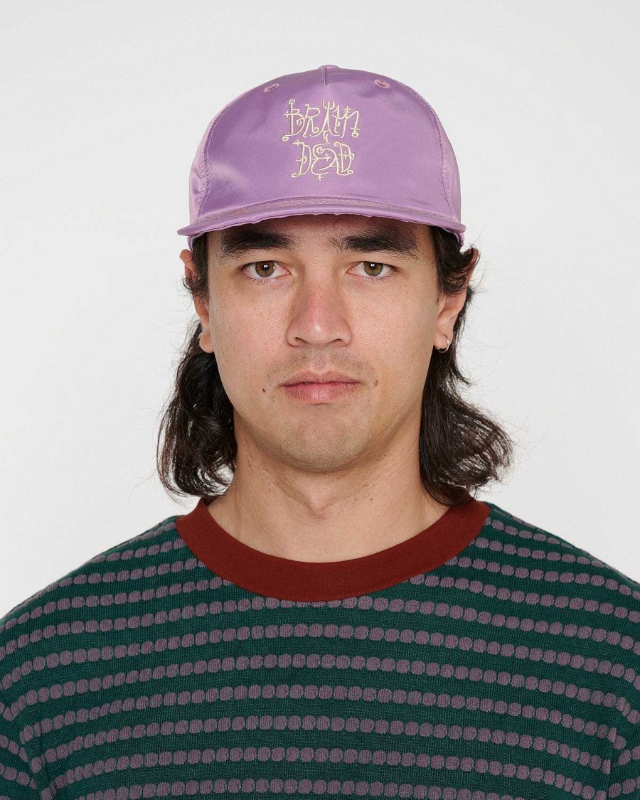 Hoed | Brain Dead Scripture 5 Panel Hat Plum