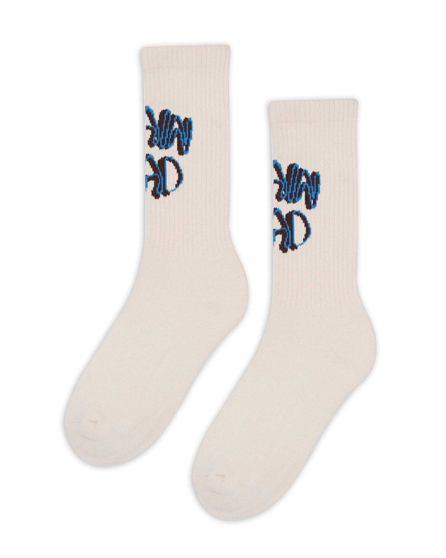 Sokken | Brain Dead Bd Stringy Socks White