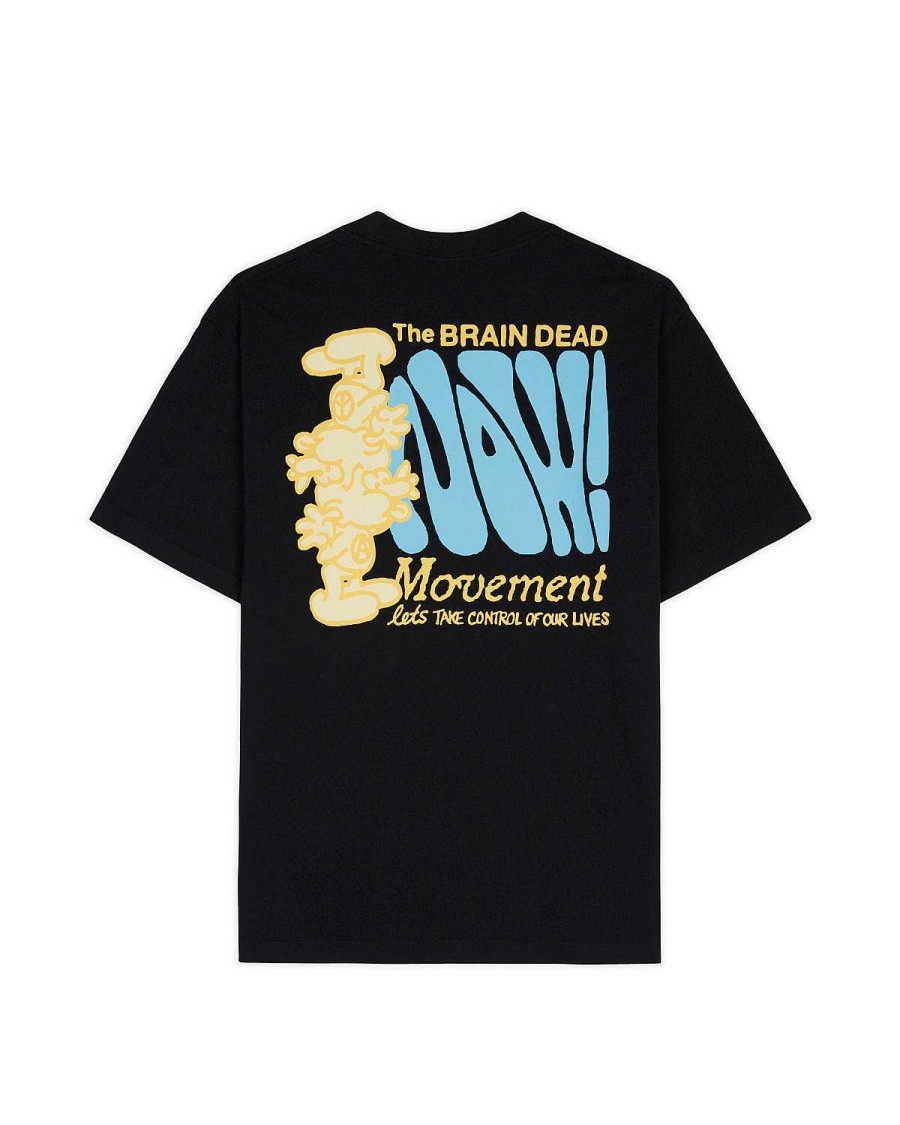 T-Shirt | Brain Dead The Now Movement T-Shirt Black