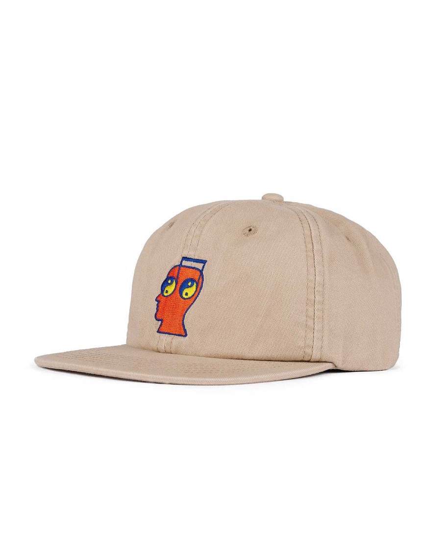 Hoed | Brain Dead Brain Notes 6 Panel Hat Khaki