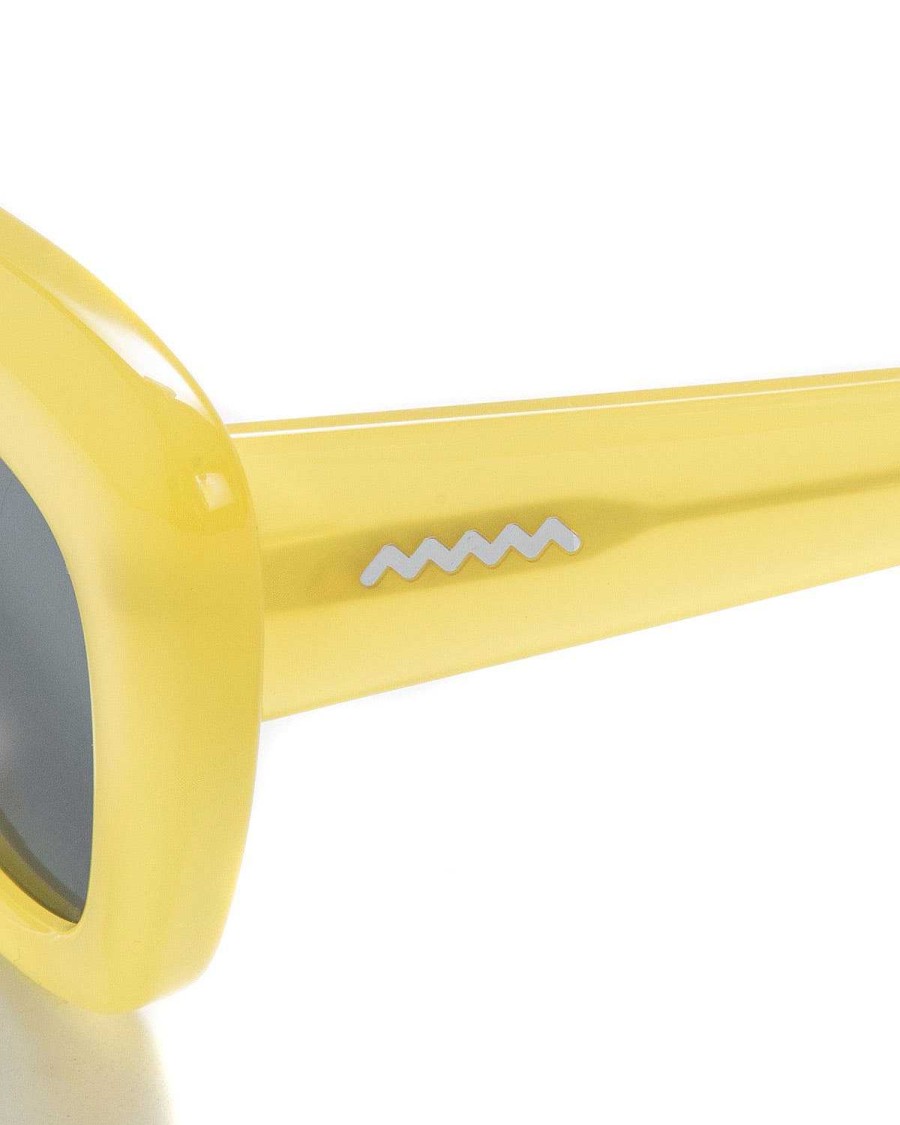 Brillen | BRAIN DEAD Chibi Sunglasses Translucent Yellow