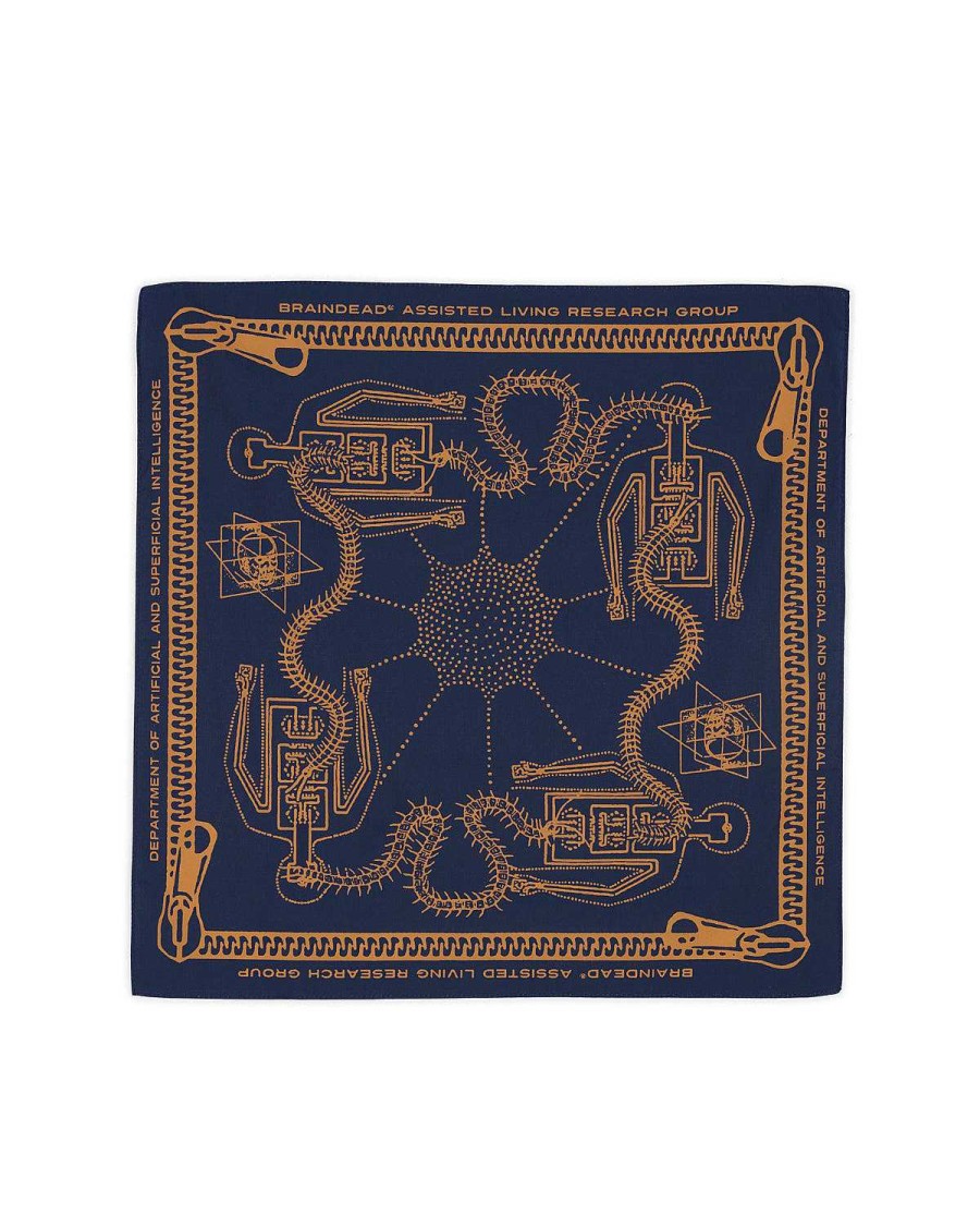 Bandana | Brain Dead Zipper Bandana Navy