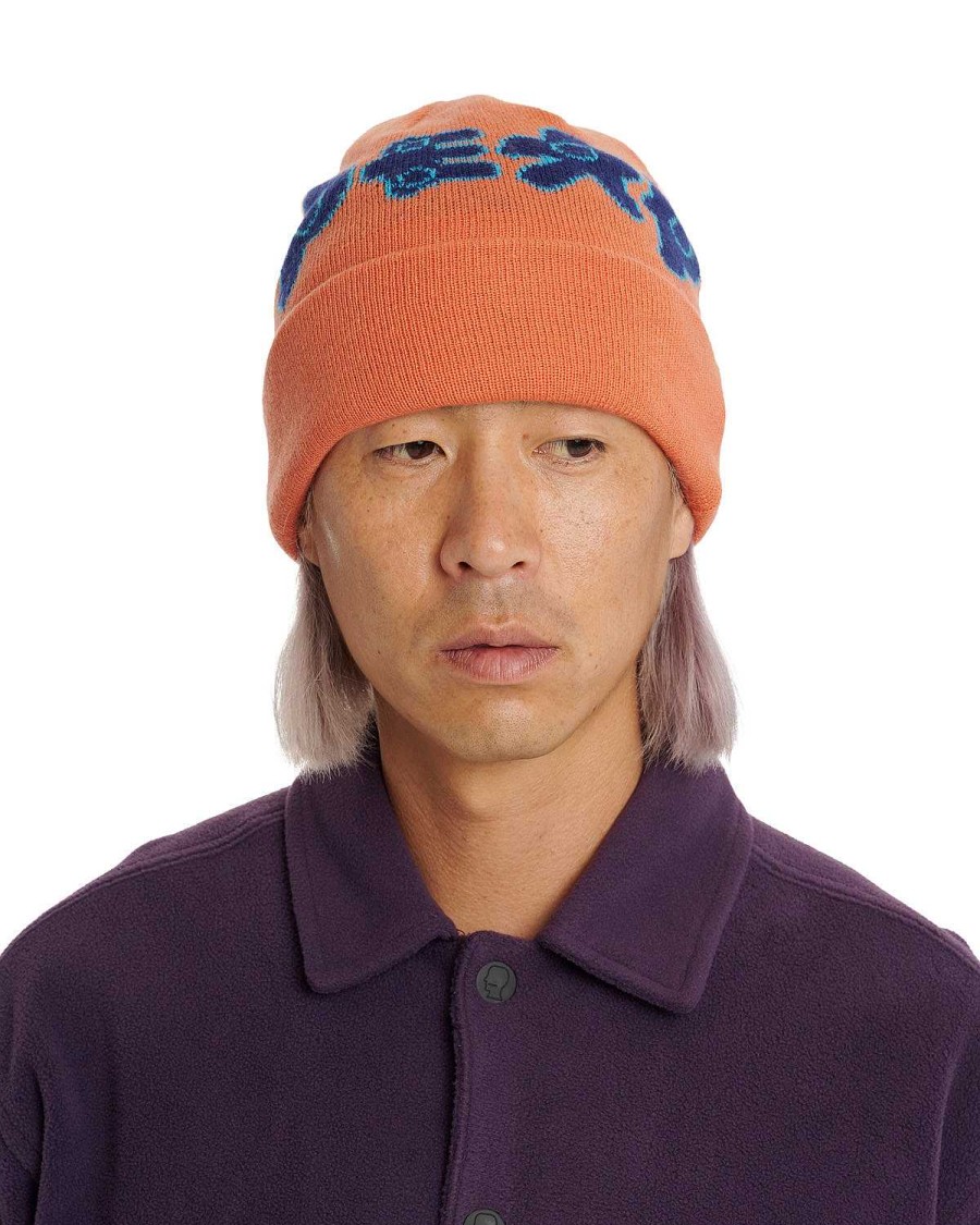 Hoed | Brain Dead Amoeba Wool Beanie Burnt Orange