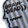 Tapijt | Brain Dead Logo Head Striped Rug Blue