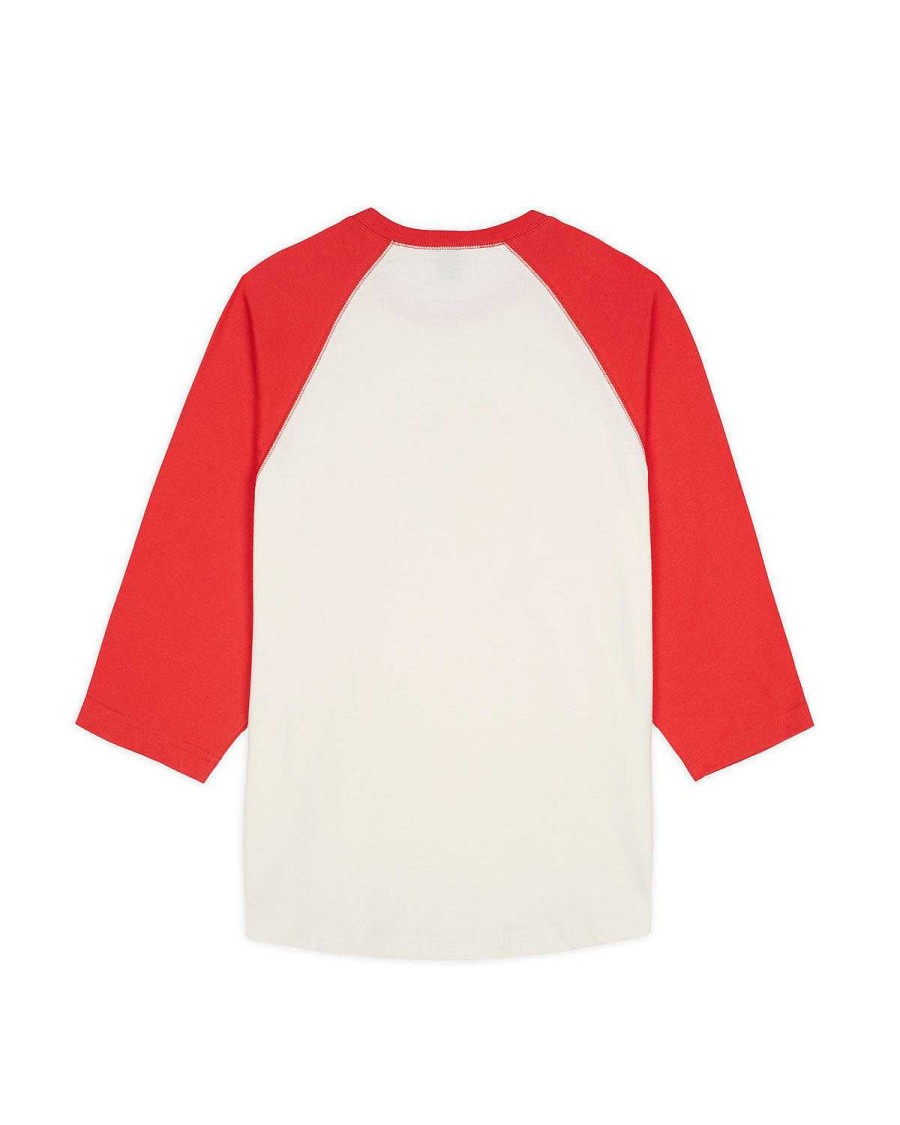 Shirt | Brain Dead Brain Dead X Hysteric Mini Raglan Baseball Shirt - White White/Red