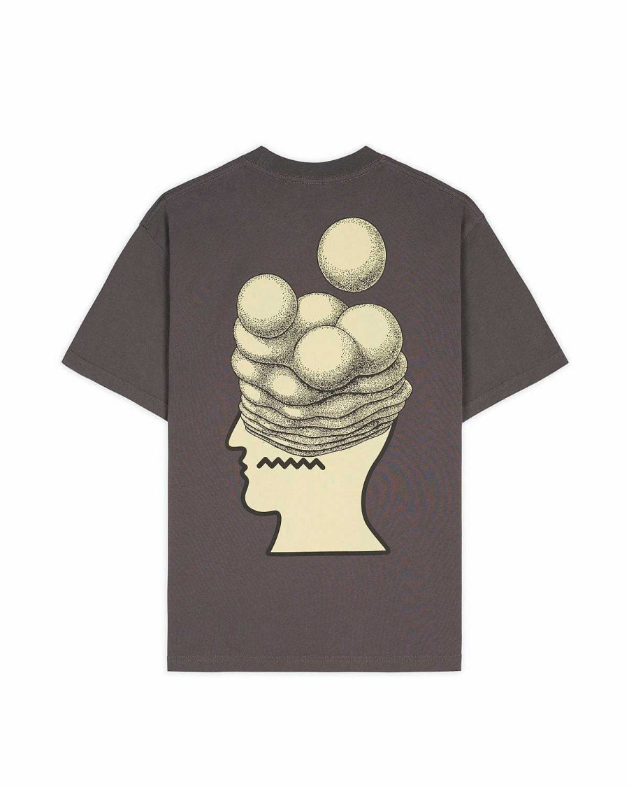 T-Shirt | Brain Dead Brain Growth T-Shirt Concrete