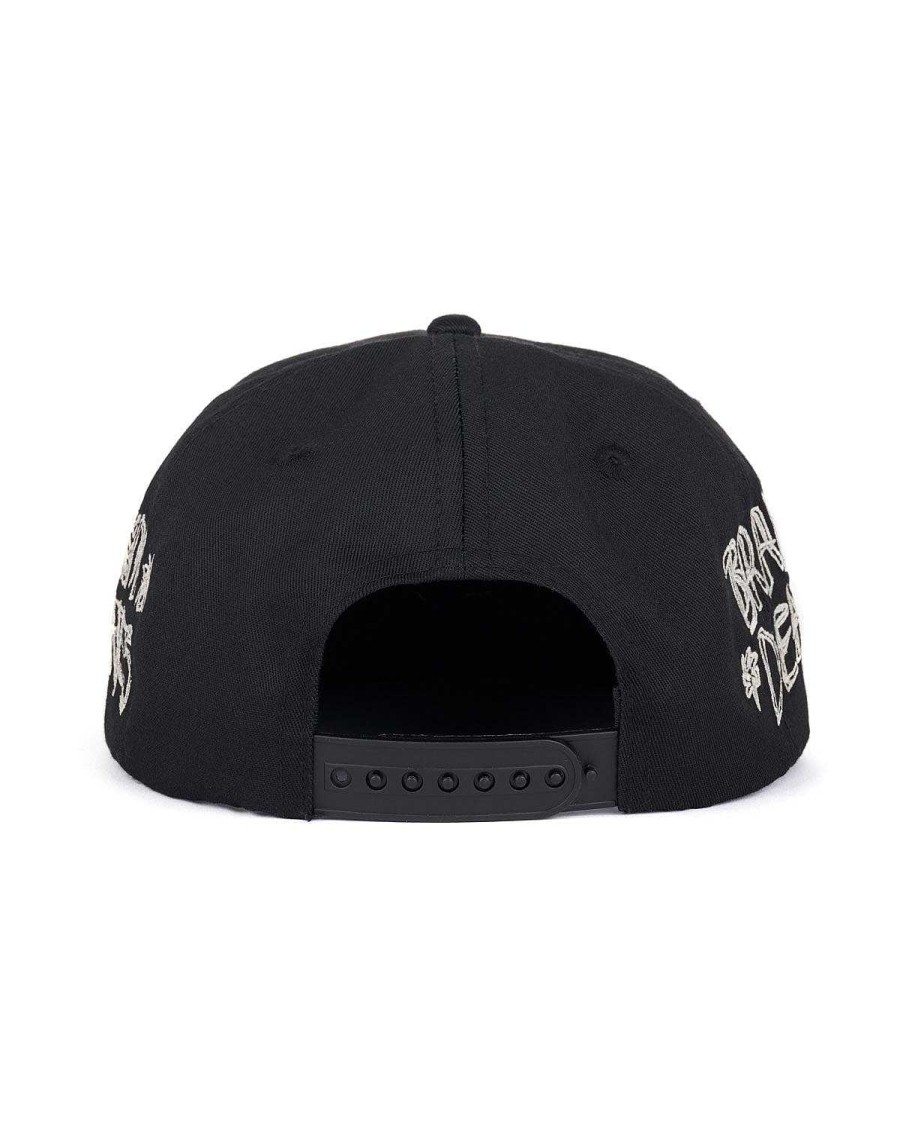 Hoed | Brain Dead 4 Dot Logo Cap Black