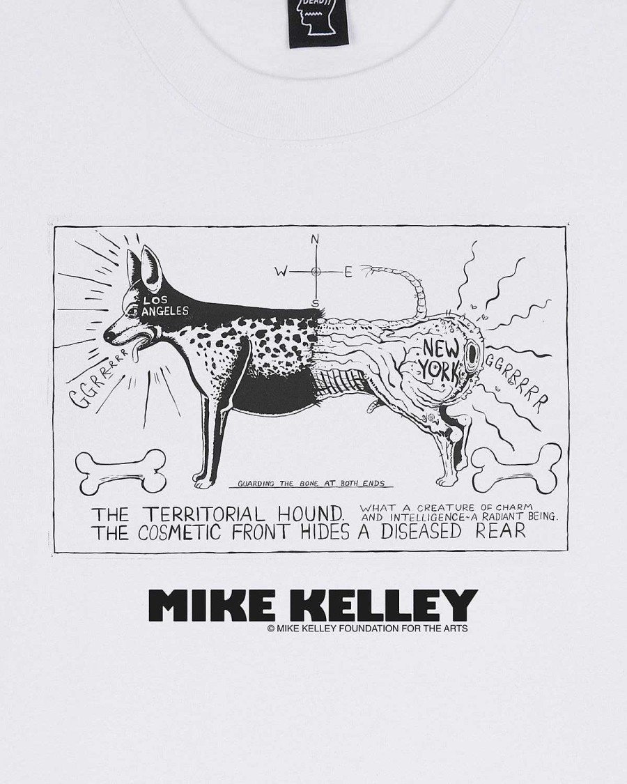 T-Shirt | Brain Dead Brain Dead X Mike Kelley Territorial Dog T-Shirt White