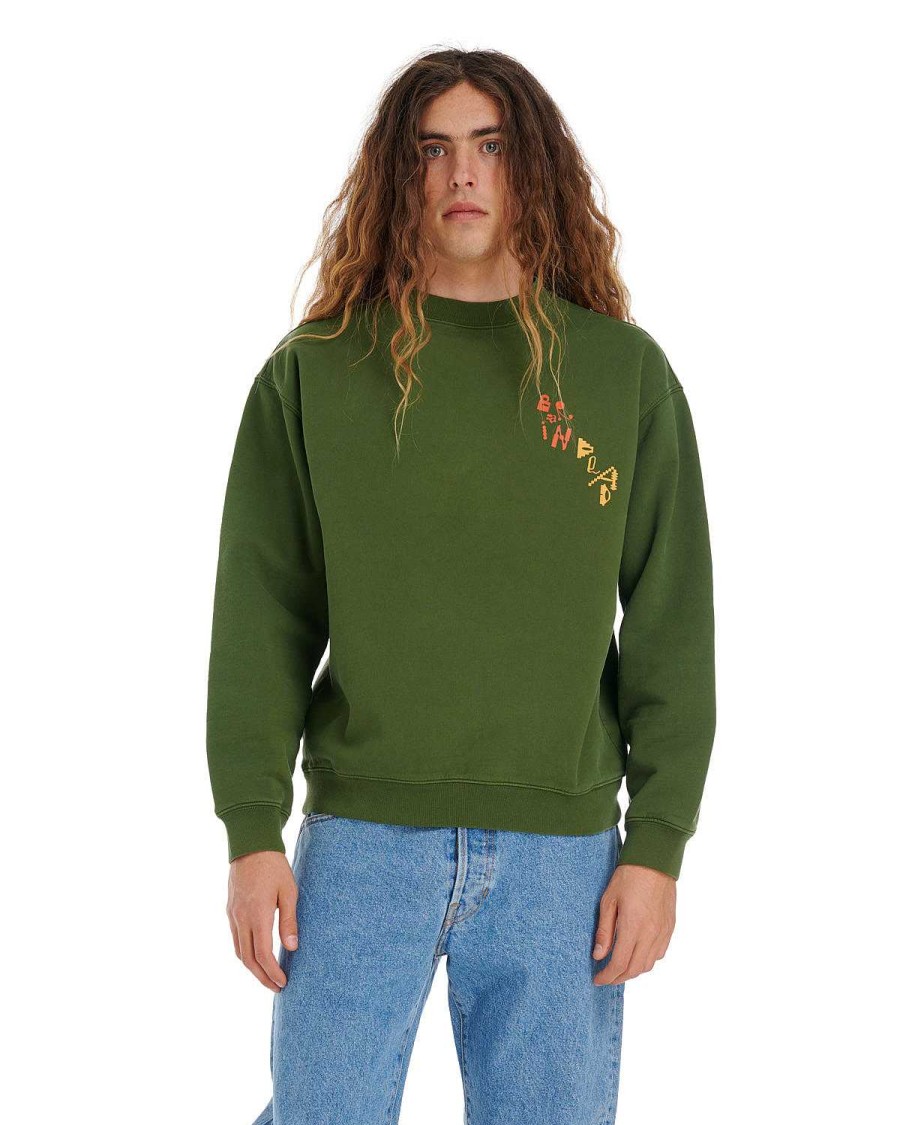 Sweatshirt | Brain Dead Et Crewneck Olive