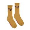 Sokken | Brain Dead Bd Waves Sock Brown