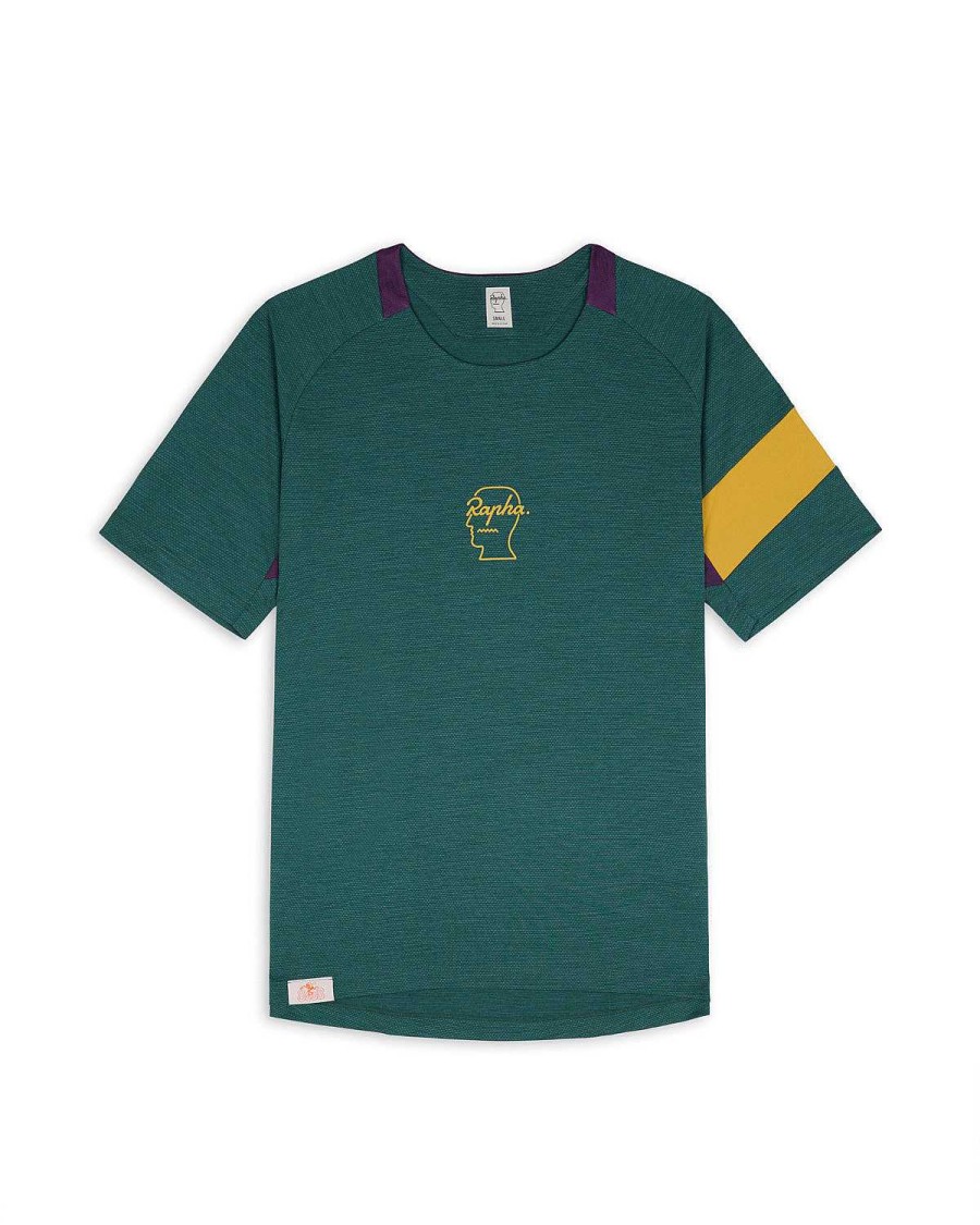 T-Shirt | Brain Dead Brain Dead X Rapha Women'S Trail Technical T-Shirt Dark Green