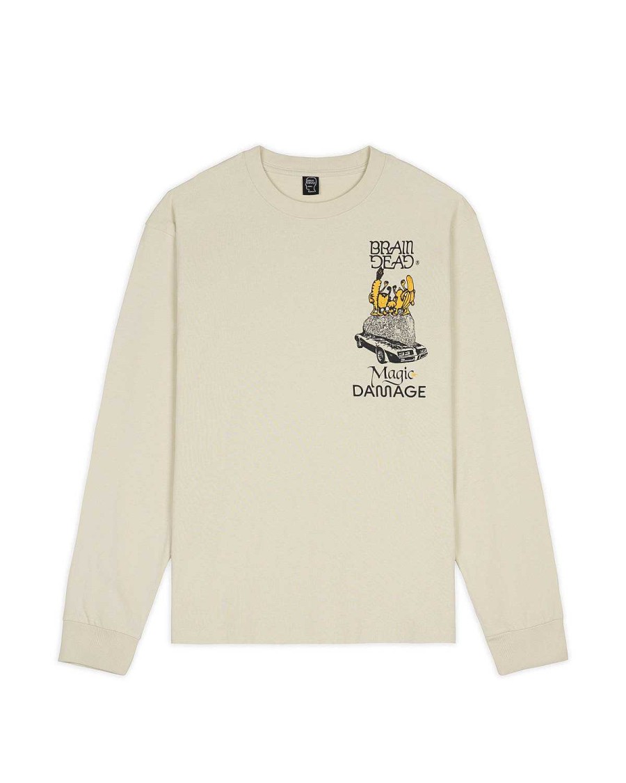 Lange Mouw | Brain Dead Magic Damage Long Sleeve Grey