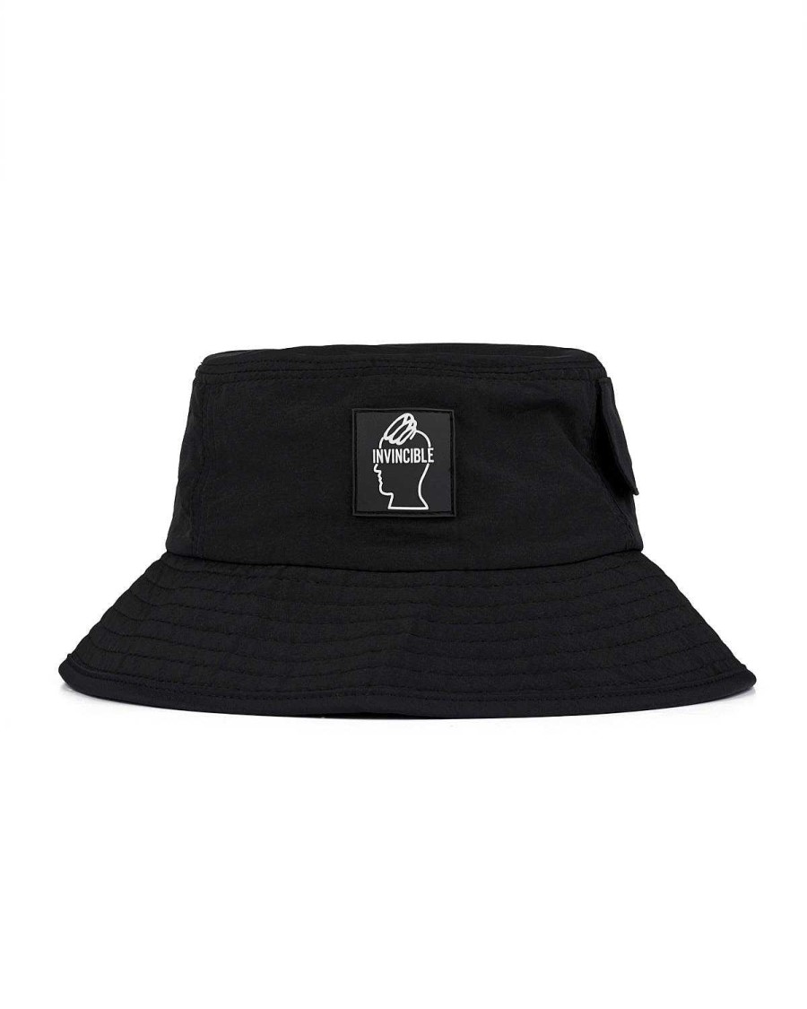 Hoed | Brain Dead Brain Dead X Invincible Taslan Boonie Hat Black