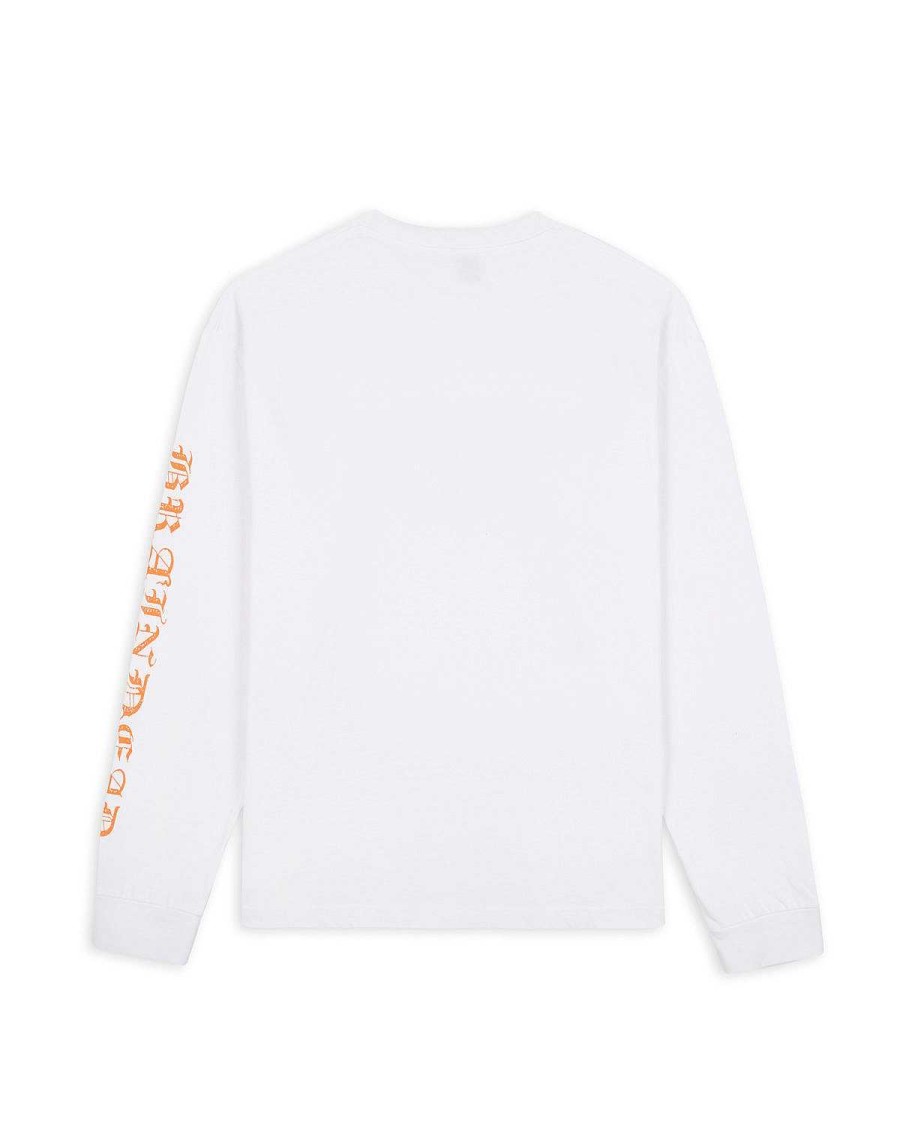 Lange Mouw | Brain Dead Wall Of Fire Long Sleeve White