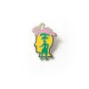 Pin | Brain Dead Angel Head Enamel Pin Yellow/Multi