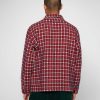 Shirt | Brain Dead Check Mate Flannel Zip Shirt Red