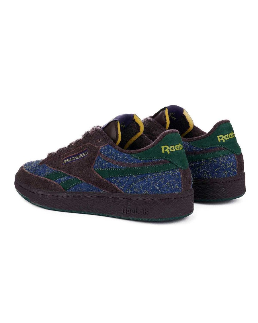 Schoenen | Brain Dead Reebok Club C Revenge - Purple Abyss/Dark Forest/Batik Blue