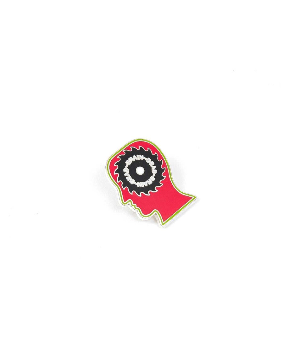 Pin | Brain Dead Razor Head Enamel Pin Multi