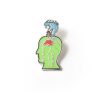 Pin | Brain Dead Drill Head Enamel Pin Green/Multi