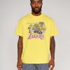 T-Shirt | Brain Dead Brain Dead X Nba Los Angeles Lakers T-Shirt Yellow