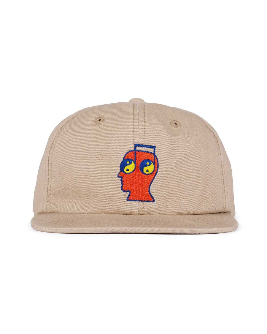 Hoed | Brain Dead Brain Notes 6 Panel Hat Khaki