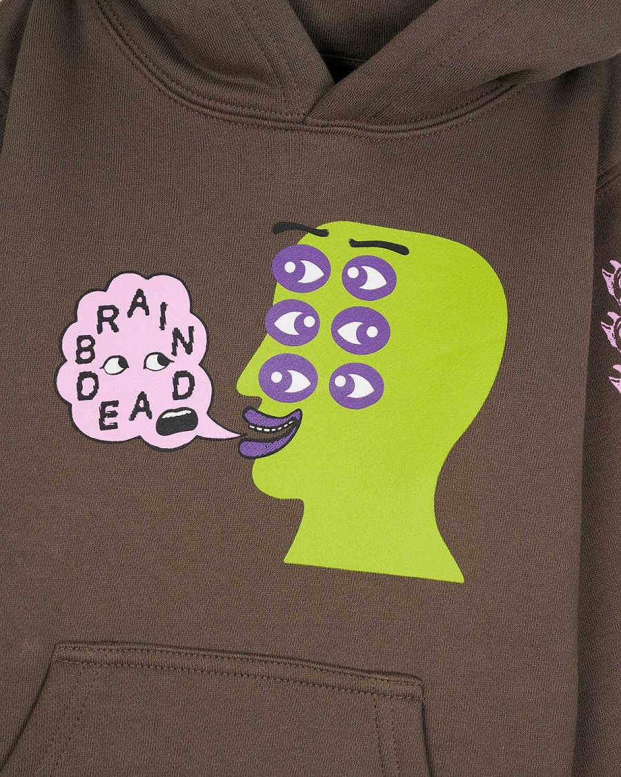 Capuchon | Brain Dead Polar Fleece Klimshirt Groen