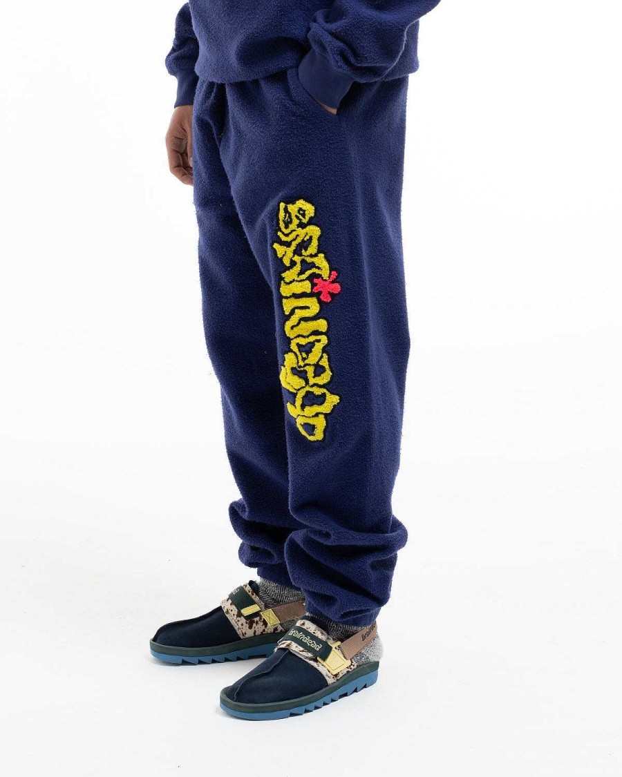 Hijgen | Brain Dead Slime Reverse Fleece Sweatpant Navy