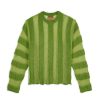 Trui | Brain Dead Fuzzy Threadbare Sweater Green