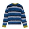 Trui | Brain Dead Stripe Boxy Knit Sweater Blue Multi