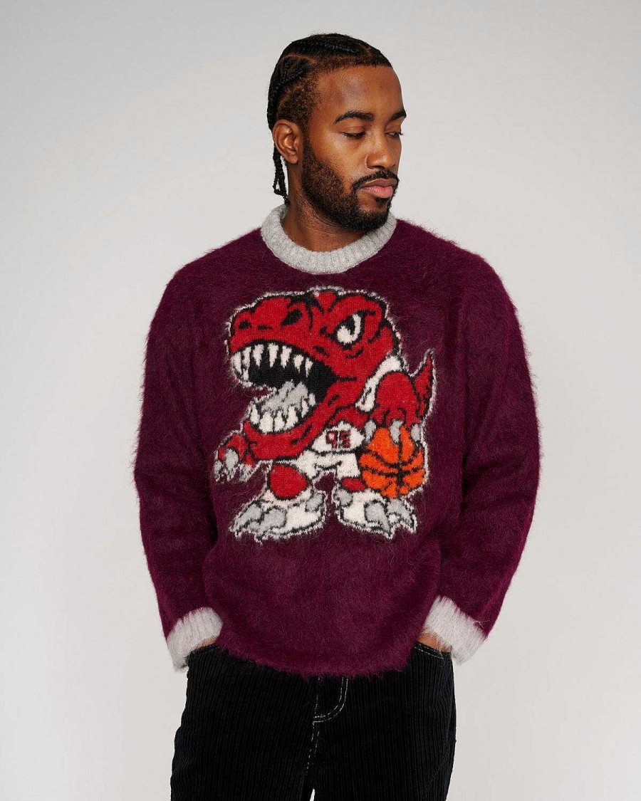 Trui | Brain Dead Brain Dead X Nba Toronto Raptors Alpaca Sweater Purple