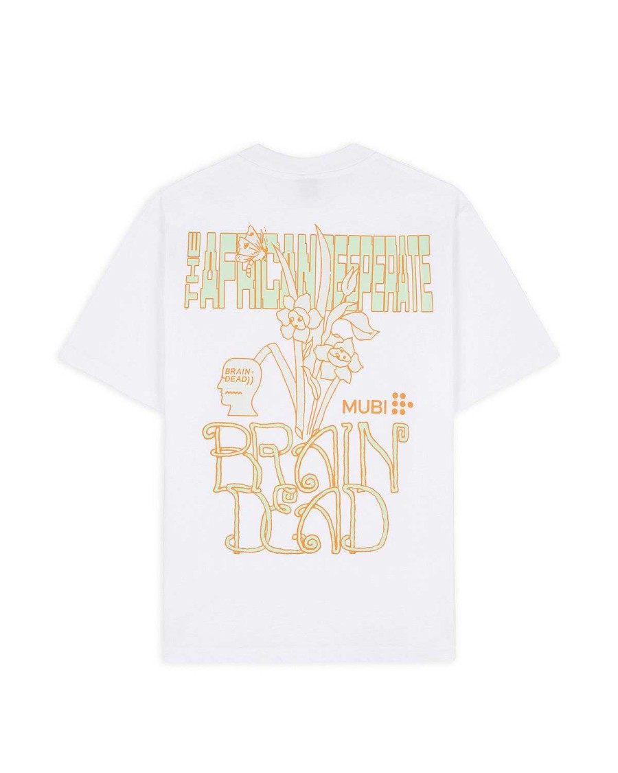 T-Shirt | Brain Dead Brain Dead X Mubi The African Desperate T-Shirt White