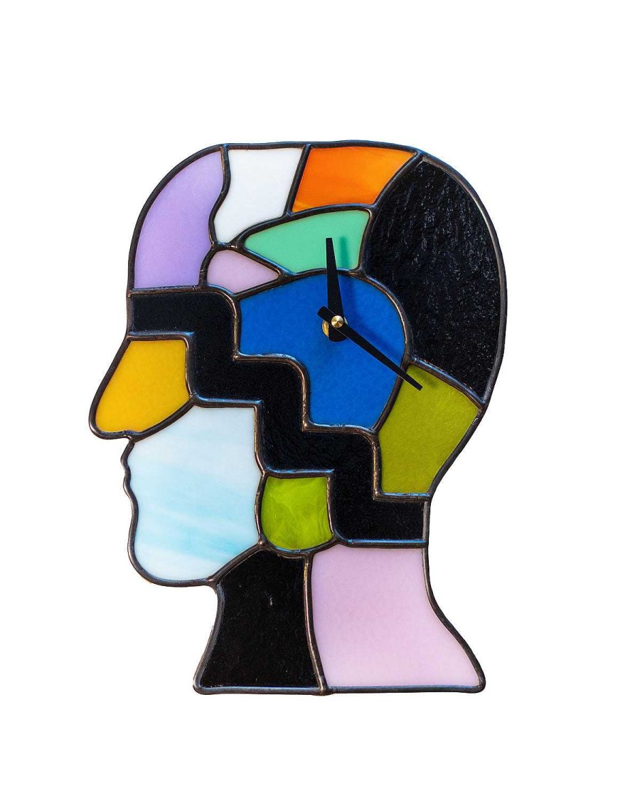 Klok | Brain Dead Kerbi Stained Glass Clock Multi