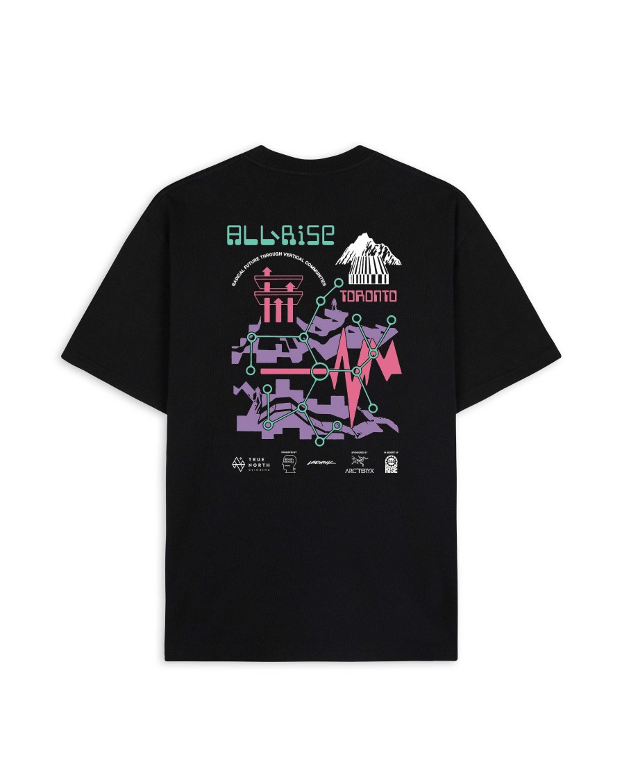 T-Shirt | Brain Dead All Rise Toronto T-Shirt Black