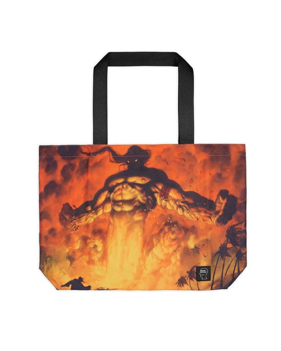 Tas | Brain Dead Brain Dead X Magic: The Gathering Mahamoti Djinn Tote Bag Fire Red