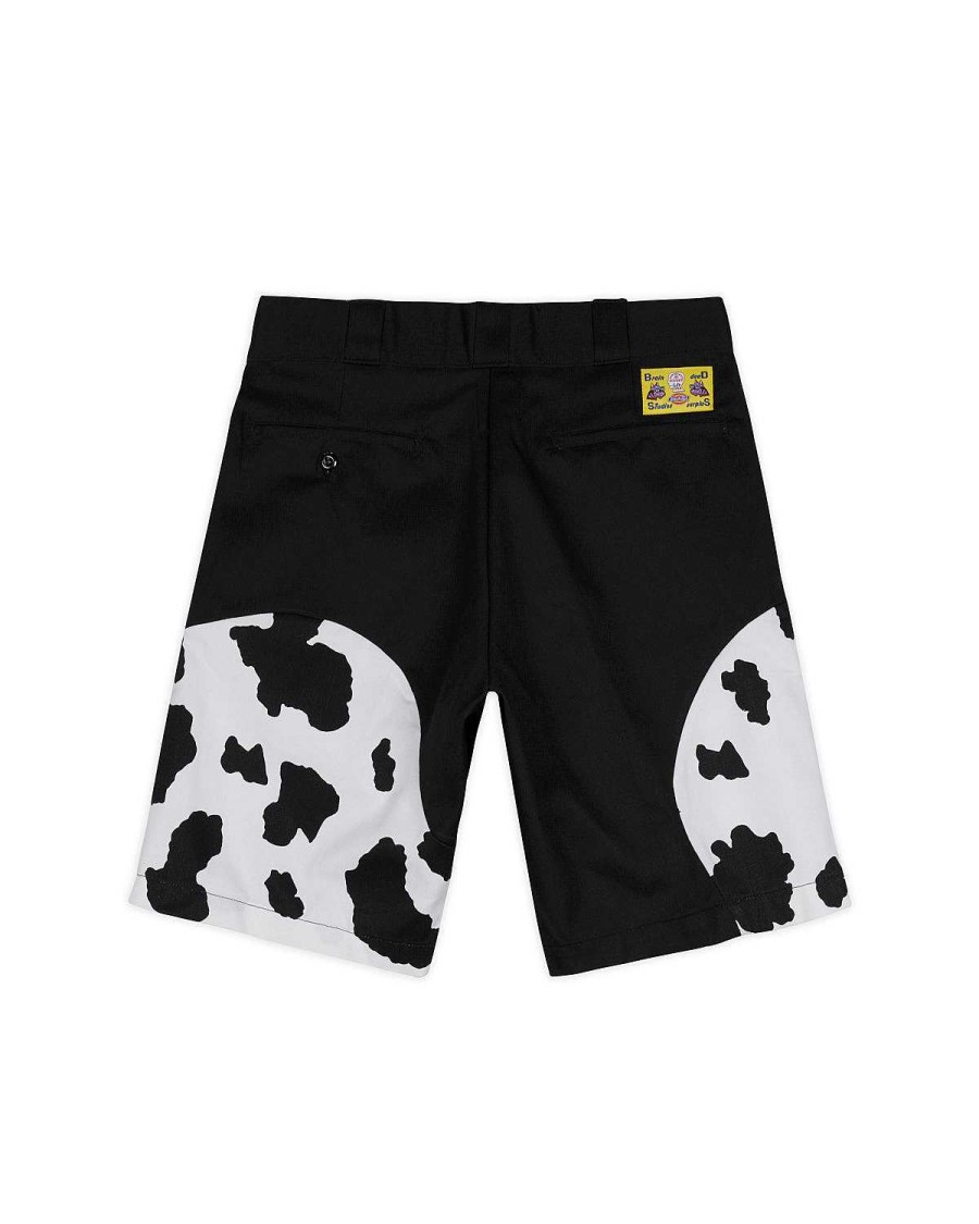 Korte Broek | Brain Dead Dickies Organic Panel 874 Shorts - Cow Black / White