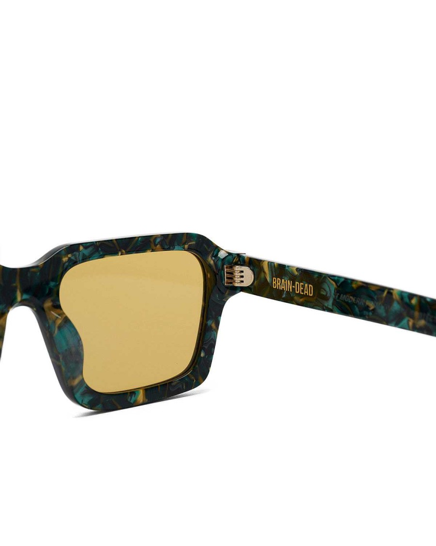 Brillen | Brain Dead Staunton Post Modern Primitive Eye Protection Green Granite/Yellow